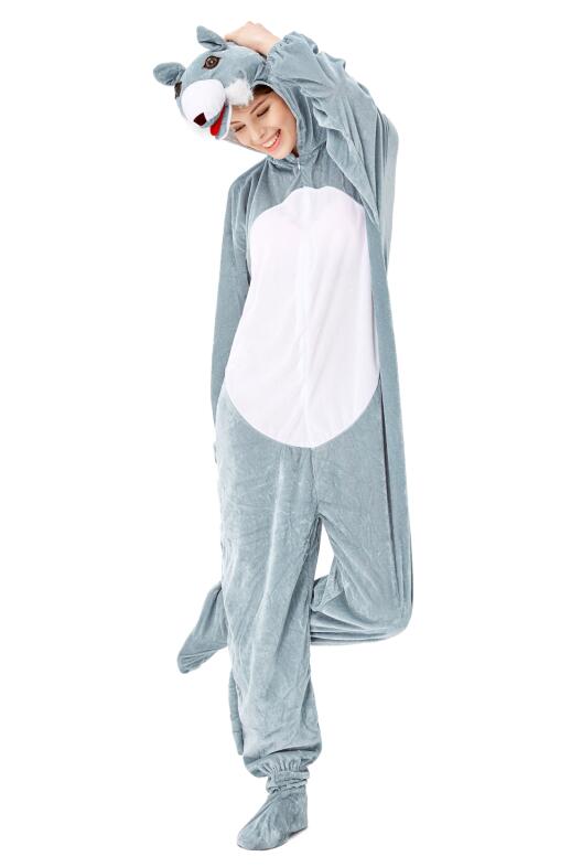 F1934 Unisex Funny Animal Circus Bodysuit Cosplay Pajama Halloween Costume